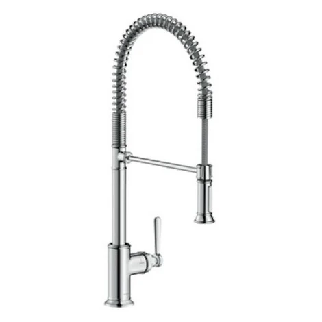 Hansgrohe Axor Montreux drezová batéria s vyťahovacou sprškou vzhľad nerezu 16582800