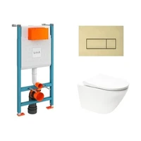 Závesný WC set do ľahkých stien / predstenová Vitra S60 SIKOVSG1