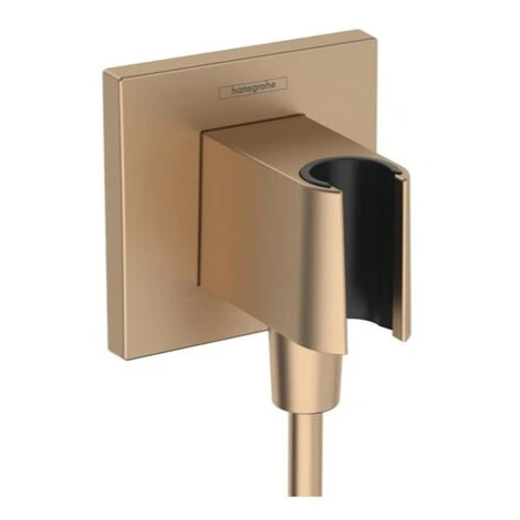 Hansgrohe FixFit E podomietkový vývod so spätným ventilom kartáčovaný bronz 26889140