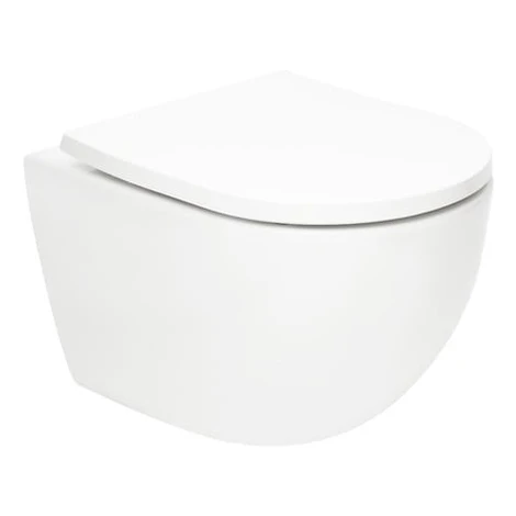 WC s doskou softclose závesné SAT Fusion biele vírové SATFUS010RTORP