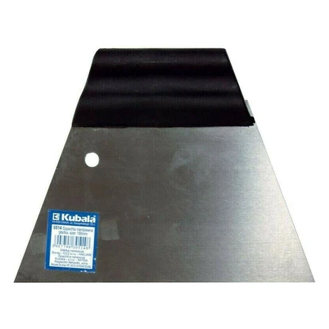 Nerezová stierka na lepidlá zub 4x4 mm, šírky 180 mm KUBALA