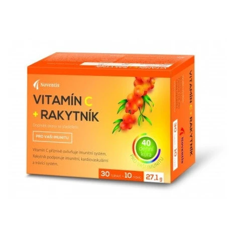 NOVENTIS  Vitamín C + rakytník 40 tabliet