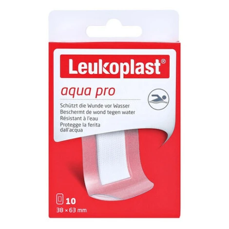LEUKOPLAST Aqua pro náplasť na rany vodeodolná 38 x 63 mm 10 ks
