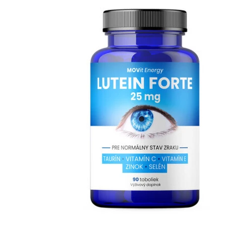 MOVIT Lutein forte 25 mg + taurín vitamín C vitamín E zinok selén 90 kapsúl
