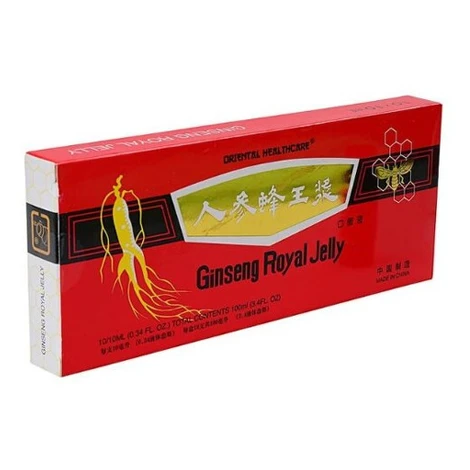 GINSENG Royal jelly amazonas tekutý výživový doplnok ampulky na pitie 10 kusov