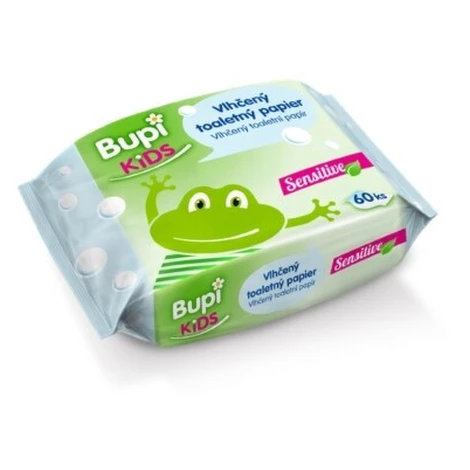 Bupi KIDS Vlhčený toaletný papier 60ks