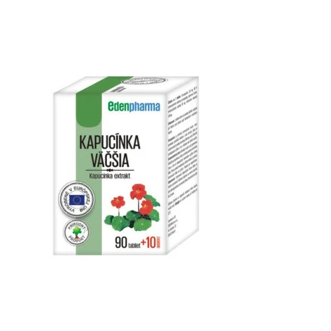 EDENPHARMA Kapucínka väčšia 90 + 10 tabliet ZADARMO