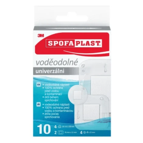 3M Spofaplast 190N náplasti vodeodolné univerzálne 3 veľkosti 10 ks
