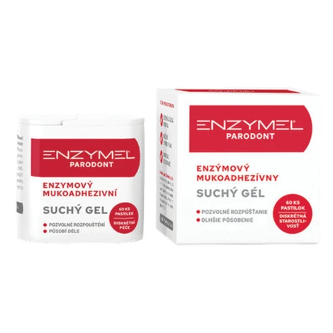 ENZYMEL Parodont Enzymový suchý gél v pastilkách 60 kapsúl
