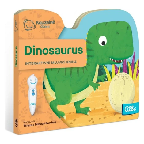 Albi Kouzelné čtení Minikniha s výsekem Dinosauři CZ