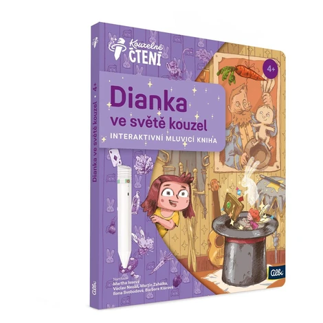 Albi Kúzelné čítanie Kniha Dianka vo svete kúziel