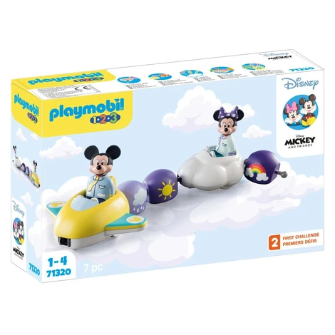 PLAYMOBIL® 71320 1.2.3 & Disney Let Mickeyho a Minnie v oblakoch