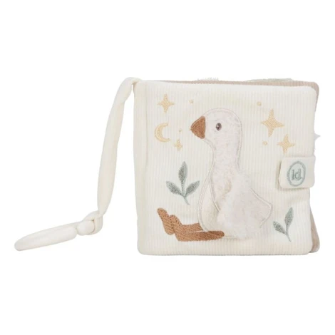 Little Dutch Závesná textilná knižka s aktivitami Newborn Naturals