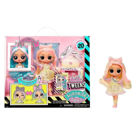 L.O.L. Surprise! Swap Tweens bábika a mini Tweens česacia hlava Winnie
