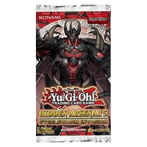 Konami Yu-Gi-Oh Hidden Arsenal 5 Steelswarm Invasion Booster pack 1st ED