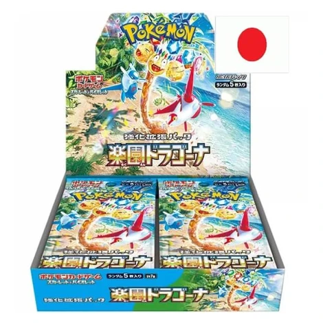 Nintendo Pokémon Scarlet and Violet Paradise Dragona Booster Box - japonsky