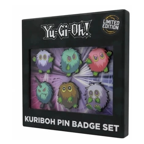 Fanattik Yu-Gi-Oh Set of 6 Limited Edition Kuriboh Pin Badges - sada odznakov