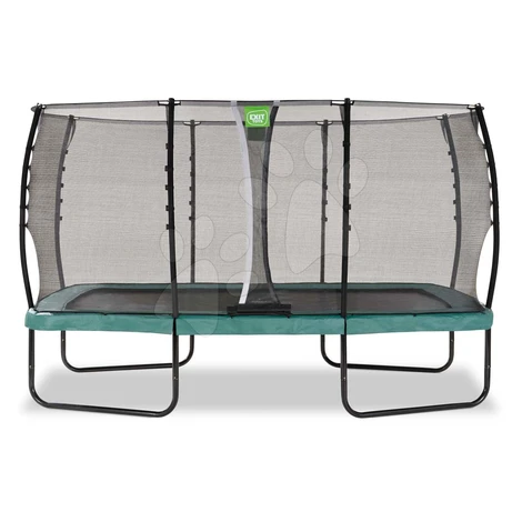 Trampolína s ochrannou sieťou Allure Classic Exit Toys zelená 244*427 cm