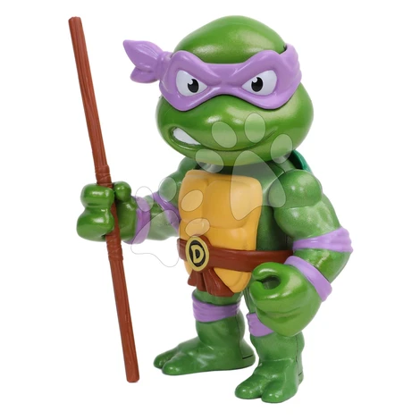 Figúrka zberateľská Turtles Donatello Jada kovová s pohyblivými ramenami výška 10 cm