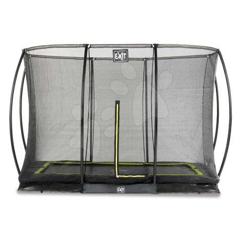 Trampolína s ochrannou sieťou Silhouette Ground Exit Toys prízemná 214*305 cm čierna