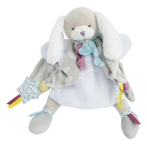 Plyšový psík na bábkové divadlo Dog Toopi Boy Hand Puppet Doudou et Compagnie hnedý 28 cm od 0 m