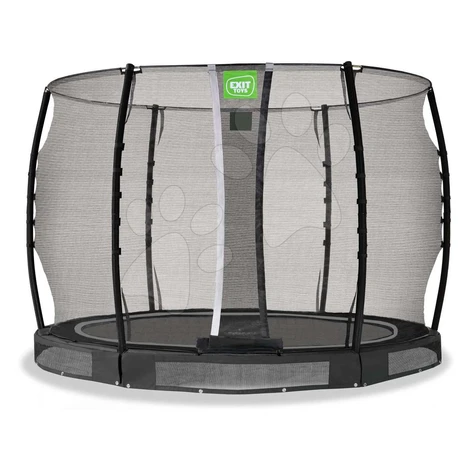 Trampolína s ochrannou sieťou Allure Classic ground Exit Toys prízemná priemer 305 cm čierna