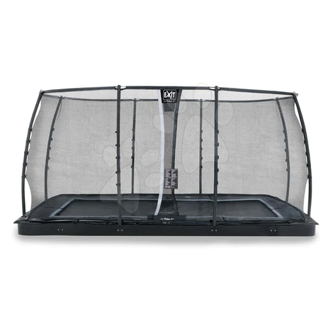 Trampolína s ochrannou sieťou Dynamic Groundlevel Exit Toys do zeme 244*427 cm čierna