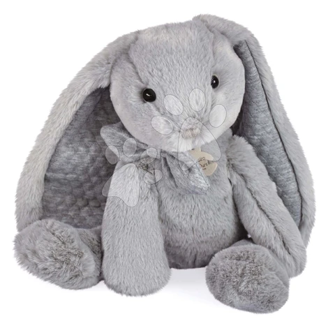 Plyšový zajačik Bunny Pearl Grey Les Preppy Chics Histoire d’ Ours sivý 40 cm v darčekovom balen
