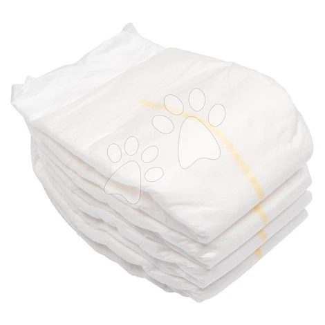 Plienky pampersky 4 kusy Nappies Natur D'Amour Baby Nurse Smoby pre bábiku do 50 cm
