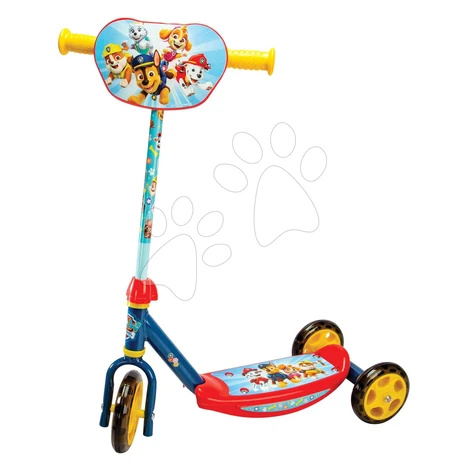 Kolobežka trojkolesová Paw Patrol 3 Wheels Scooter Smoby protišmyková s výškovo nastaviteľnými r