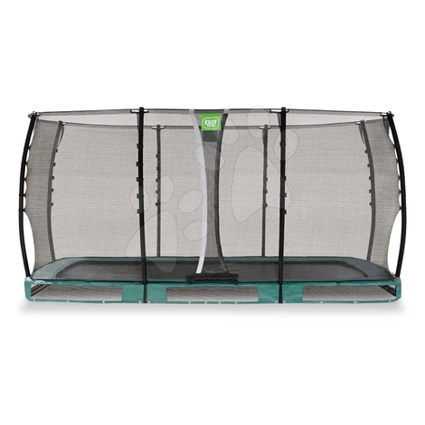 Trampolína s ochrannou sieťou Allure Classic ground Exit Toys prízemná 244*427 cm čierna