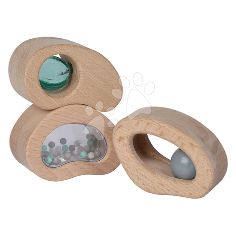 Drevené didaktické kocky Baby Pure Explorer Blocks Eichhorn so zvukom a kaleidoskopom od 12 mes