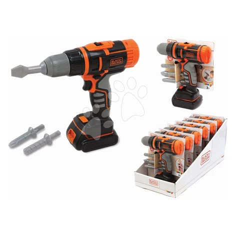 Mechanická vŕtačka Black&Decker Mechanical Drill Smoby s nadstavcami