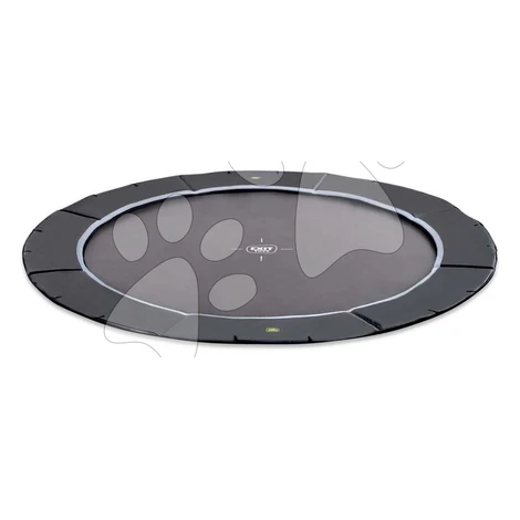 Trampolína Dynamic Groundlevel Sports Exit Toys do zeme okrúhla 427 cm priemer čierna