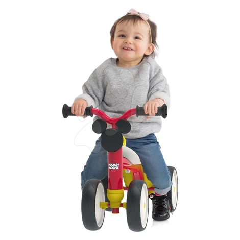 Odrážadlo Mickey Disney Rookie Ride-On Smoby s kovovou konštrukciou a točiacimi riadidlami od 12