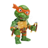 Figúrka zberateľská Turtles Michelangelo Jada kovová s pohyblivými ramenami výška 10 cm