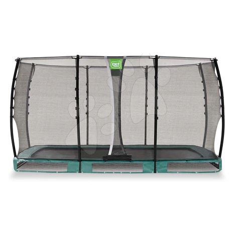 Trampolína s ochrannou sieťou Allure Classic ground Exit Toys prízemná 214*366 cm zelená