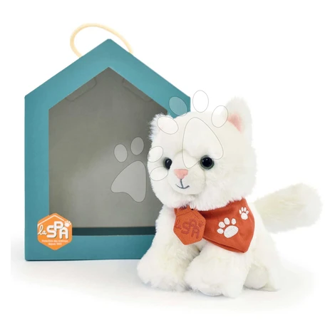 Plyšová mačička Welcome Home SPA Collection Histoire d’ Ours v darčekovom balení biela 16 cm od 