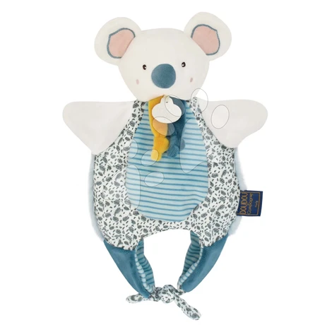 Plyšová koala na bábkové divadlo Doudou Amusette 3v1 Doudou et Compagnie modrá 30 cm od 0 mes