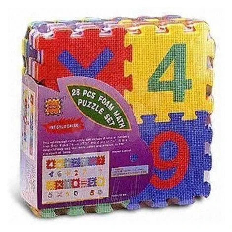 Lee penové puzzle Čísla a znaky 28 dielov FM824 farebné