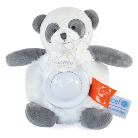 Plyšová panda so svetlom Panda Nightlight Unicef Collection Doudou et Compagnie v darčekovom bal