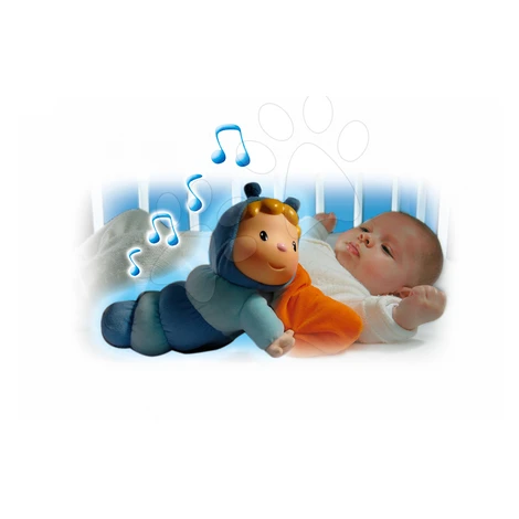 Smoby svietiaca bábika Chowing Cotoons pre kojencov 211333 modrá