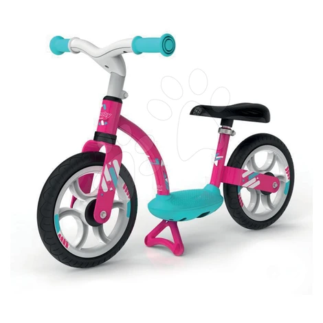 Smoby balančné odrážadlo Balance Bike Comfort Pink s kovovou konštrukciou a výškovo nastaviteľný