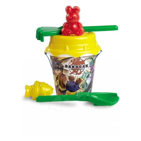 Divertoys Bakugan vedierko set do piesku 23567 žlto-zelený DOHÁNY