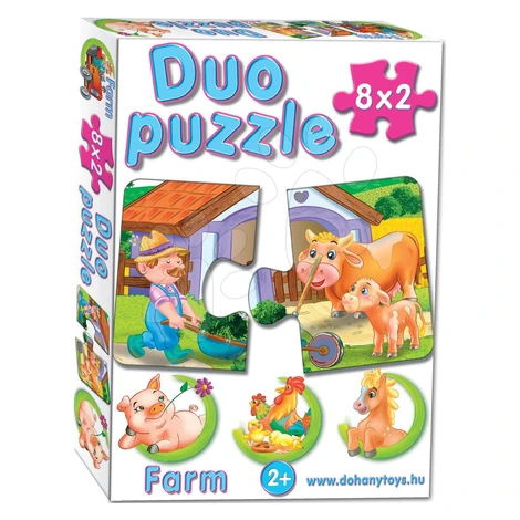 Dohány baby puzzle 2-obrázkové Duo Farma 638 DOHÁNY