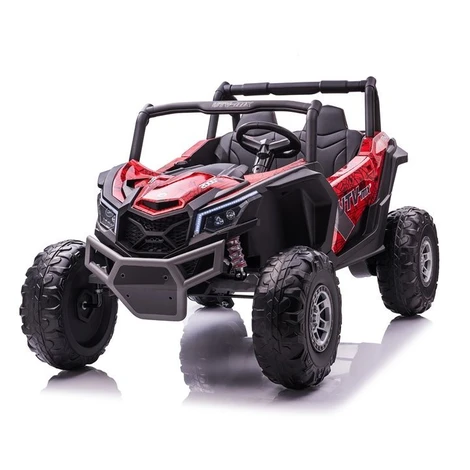 mamido  Detské elektrické auto Buggy UTV-MX 4x4 LCD MP4 Spider lakované červené