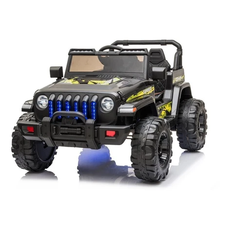 mamido  Detské elektrické autíčko Jeep Speed čierne