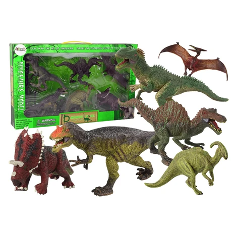 mamido  Veľký dinosaurie set 6ks Figúrka dinosaura Prehistorické exempláre
