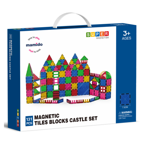 Mamido  Mamido Farebná magnetická stavebnica 131 dielov XL MT1463