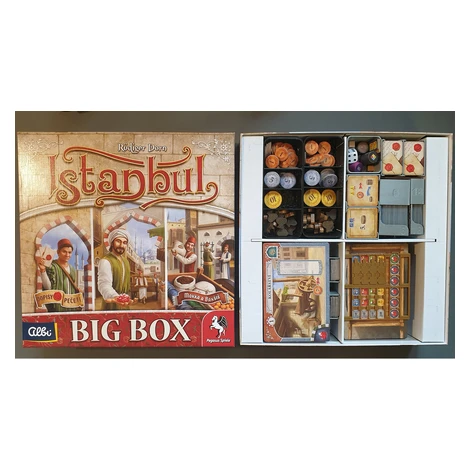 MitroCZECH Istanbul Big Box - insert pro hru Barva: Olivová/Černá/Šedá, Barva hráčských komponen
